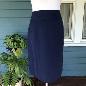 WORTHINGTON Navy Blue Pencil Skirt